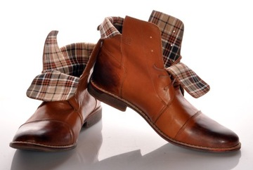 3/4 Bullet Shoes Мед, Ботильоны светло-коричневого цвета, Ботинки челси, Кожа 41