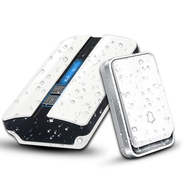 БЕСПРОВОДНОЙ ВОДОНЕПРОНИЦАЕМЫЙ ДЕЙСТВИЕ 150M IP44 ДВЕРНОЙ ЗВОНОК 51 СВЕТОДИОДНАЯ МЕЛОДИЯ