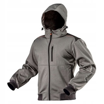 KURTKA SOFTSHELL Z KAPTUREM ODPINANYM M 81-551 NEO