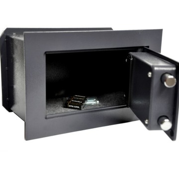 Настенный сейф для встраивания, ЦИФРОВОЙ ЗАМОК, код + ключ