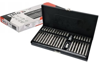 ZESTAW BITÓW KLUCZE IMBUS TORX SPLINE HEX YATO YT-0400 40 el
