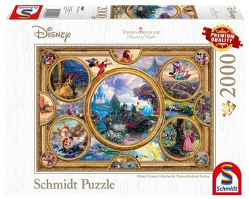 Schmidt PQ Puzzle 2000 KINKADE Bohaterowie Disneya