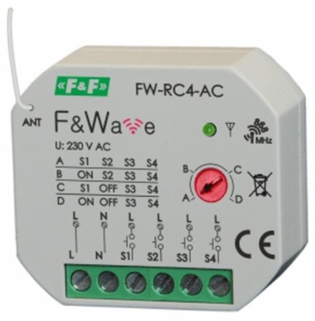 F&Wave - nadajnik 4-kanałowy FW-RC4-AC