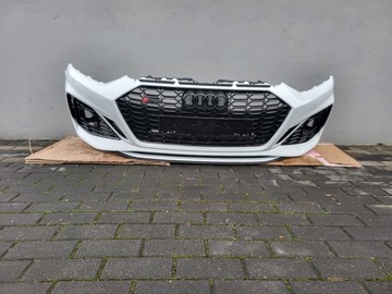 ZDERZAK PRZEDNI AUDI RS5 F5 8W 6 X PDC KOLOR LS9R SUPER STAN !!!