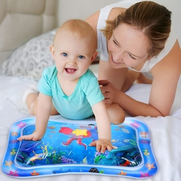 НАДУВНОЙ ВОДНО-СЕНСОРНЫЙ КОВРИК ДЛЯ ДЕТСКОГО И МЛАДЕНЧЕСКОГО БАССЕЙНА 65X48