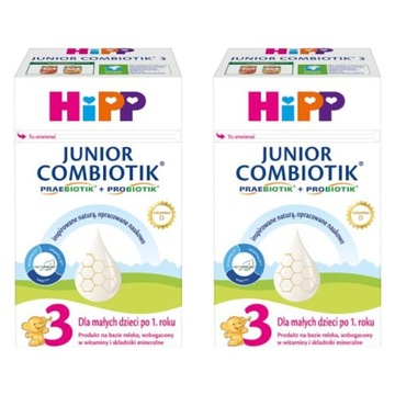 HiPP 3 Bio mleko po 12 miesiącu ZESTAW 2x 550 g