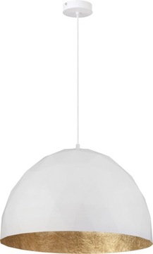 SIGMA Nowoczesna lampa LED DIAMENT L BIAŁY/ZŁOTY lampa wisząca LED