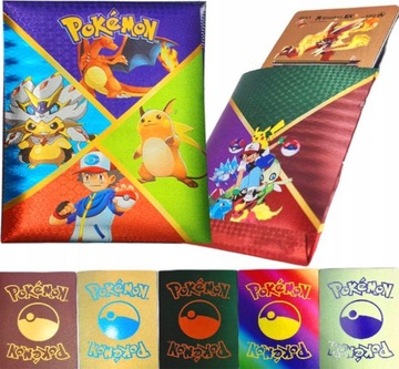 POKEMON KOLOROWE KARTY KOLEKCJONERSKIE 10 SZT PCS
