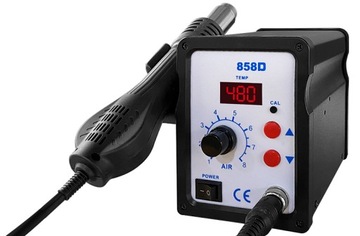 ПАЯЛЬНАЯ СТАНЦИЯ СВАРОЧНЫЙ АППАРАТ ГОРЯЧИМ ВОЗДУХОМ 858D HOT AIR 700W