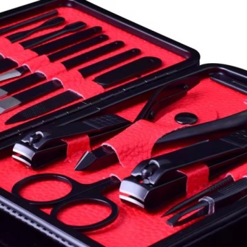 НАБОР ИЗ 16 ИНСТРУМЕНТОВ ДЛЯ МАНИКЮРА ПЕДИКЮРА КЛИППЕРЫ ДЛЯ НОГТЕЙ