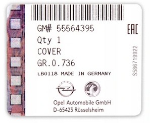 KRYT VENTILU PCV OPEL INSIGNIA ZAFIRA ASTRA H 1.6 1.8 16V -GM