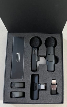 2 БЕСПРОВОДНЫХ МИКРОФОНА LAVEL USB-C для Android IOS iPhone 15