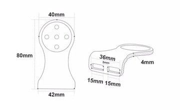 Карбоновый держатель OG-EVKIN для Garmin Edge Wahoo Bryton GoPro Varia