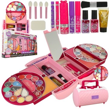 COSMETICS BOX НАБОР ДЛЯ МАКИЯЖА ТЕНИ ДЛЯ ДЕТСКОЙ МАКИЯЖИКИ