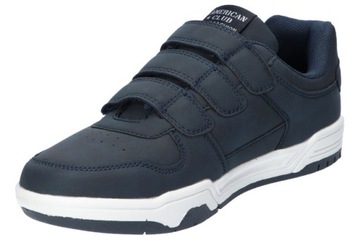 AMERICAN AA38 ADIDASY BUTY Z WKŁADKĄ MEMORY FOAM, PÓŁBUTY NA RZEPY NAVY 36