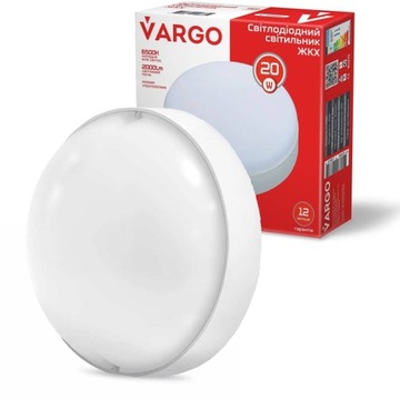 PLAFON NATYNKOWY OKRAGŁY LAMPA SUFITOWA OPRAWA ŚCIENNALED 20W 5000K 2000lm