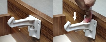 ЭФФЕКТИВНАЯ ЗАЩИТА ЯЩИКОВ МЕБЕЛЬНЫЙ ШКАФ ЗАМОК ДЛЯ ДЕТЕЙ