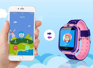 Умные часы с многоцветным GPS-локатором MI