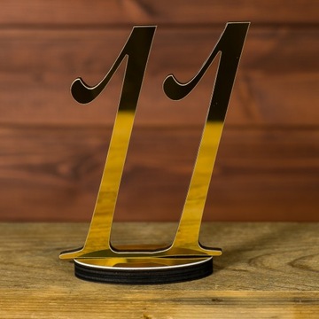 Цифры для зеркальных столов - для размещения - ЗОЛОТО