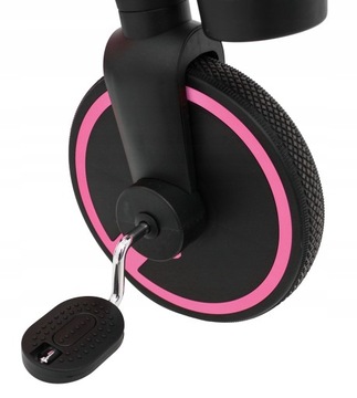 Rowerek Trójkołowy Rowerek Biegowy Jeździk 4w1 Gumowe Koła Różowy