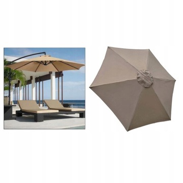 Pokrowiec na parasol ogrodowy na zewnątrz, 3 m, 8