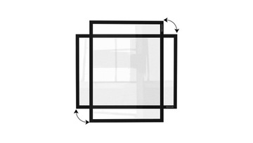 Магнитная рамка для футболки ЧЕРНАЯ А4