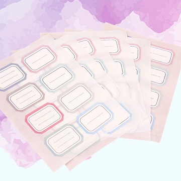 1 упаковка из 6 листов. Самоклеящиеся значки.