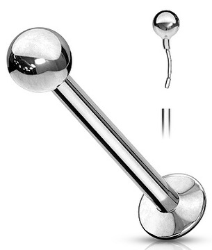 LABRET MONROE 1,2/6/2 mm DO CHRZĄSTKI TRAGUSA