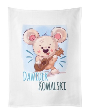 Ręcznik do przedszkola 30x50 z IMIENIEM Dziecięcy