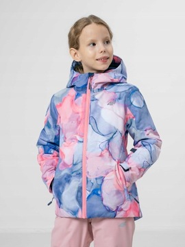 KURTKA DZIEWCZĘCA 4F NARCIARSKA ZIMOWA 164