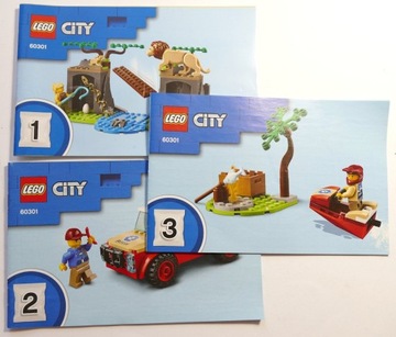 LEGO INSTRUKCJA CITY 60301 Terenówka ratowników dzikich zwierząt