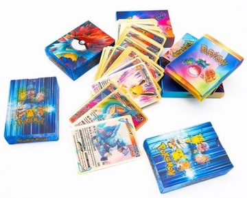 3D КАРТОЧКИ ПОКЕМОН 55 РАЗНОЦВЕТНЫХ ЧАСТЕЙ + БЕСПЛАТНЫЙ АЛЬБОМ