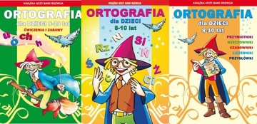 Ortografia dla dzieci 8-10 lat. Zestaw 3 ćwiczeń