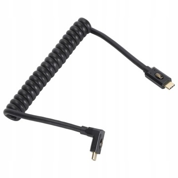 КАБЕЛЬ СПИРАЛЬНОЙ ПРУЖИНЫ USB-C ДЛЯ БЫСТРОЙ ЗАРЯДКИ USB ТИПА C, 1 М