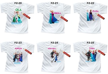 Футболка Frozen, имя ребенка Футболка 110 см