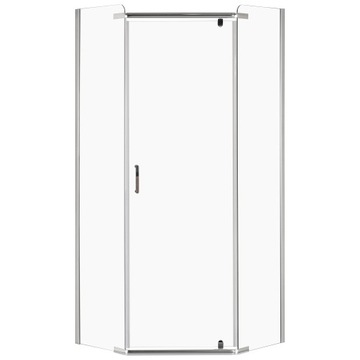 KABINA PRYSZNICOWA PREMIUM 80x80 CHROM 6MM UCHYLNA