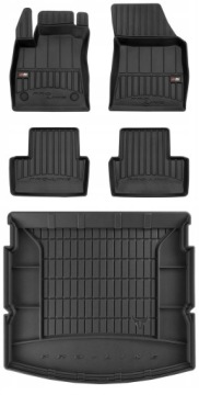 Set 3D gumové rohože Renault Megane 4 Kombi od 2016- d