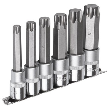 Klucze trzpieniowe TORX 1/2'' T55-T100 stal S2