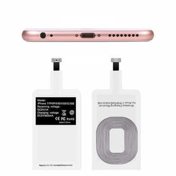АДАПТЕР QI ПРИЕМНИК ИНДУКТИВНОЙ ЗАРЯДКИ IPHONE