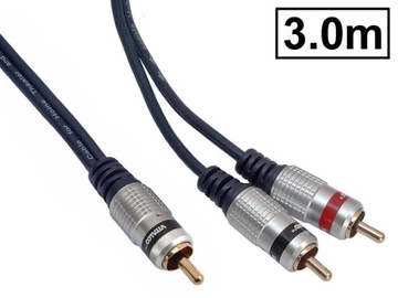 Kabel Y RCA/CINCH-2xRCA/CINCH SUBWOOFER HQ VITALCO 3m