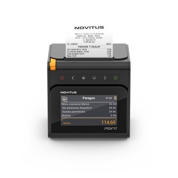 Онлайн-фискальный принтер NOVITUS Point с Wi-Fi 2 дюйма + фискализация и обучение