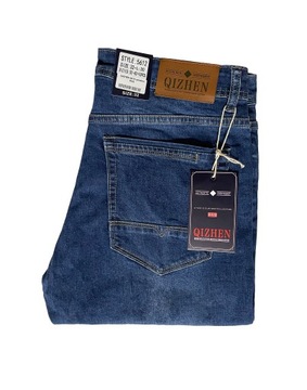 Spodnie Jeansowe Granatowe Dżinsowe Męskie Dżinsy Texasy Jeans 5612 W42 L30