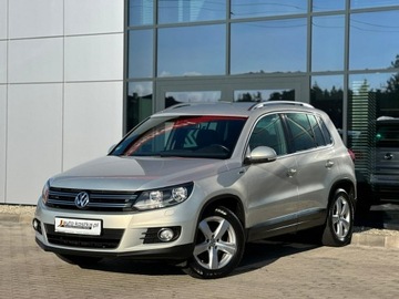 Volkswagen Tiguan I SUV Facelifting 1.4 TSI BlueMotion Technology 125KM 2015 Volkswagen Tiguan Kamera+Czujniki Grzany fotel Alu