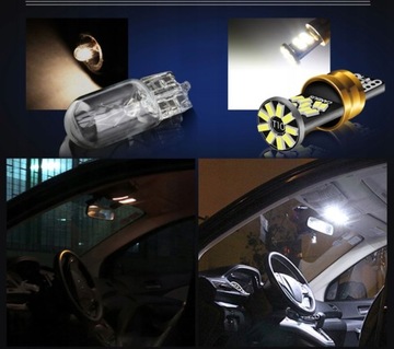 W5W T10 СВЕТОДИОДНЫЕ ЛАМПЫ ДЛЯ ПАРКОВКИ ЗАДНИЙ ИНТЕРЬЕР CANBUS 360 МОЩНАЯ ЛАМПОЧКА CANBUS