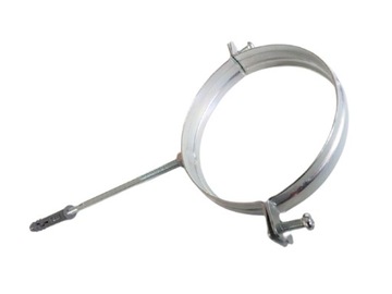 OBEJMA OCYNKOWANA śr. 200 mm hak uchwyt do rur
