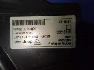 JEEP AVENGER FULL LED 52218719 SVĚTLO PŘEDNÍ LEVÝ