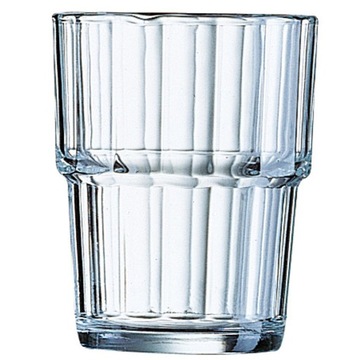 Szklanki Stołowe Niskie Hartowane 250 ml - 6 szt