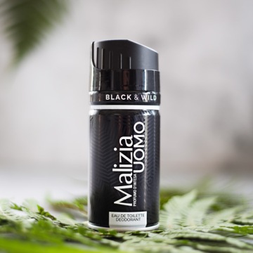 MALIZIA Uomo BLACK&WILD мужской дезодорант 150 мл