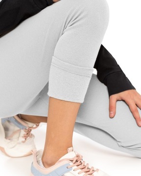 УТЕПЛЕННЫЕ ЛЕГИНГИ ДЛЯ ДЕВОЧЕК, КЕГИ МЕЛАНЖЕВЫЕ 146