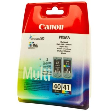 2x org. Canon PG-40 + CL41 MP140 MP150 MP160 MP170